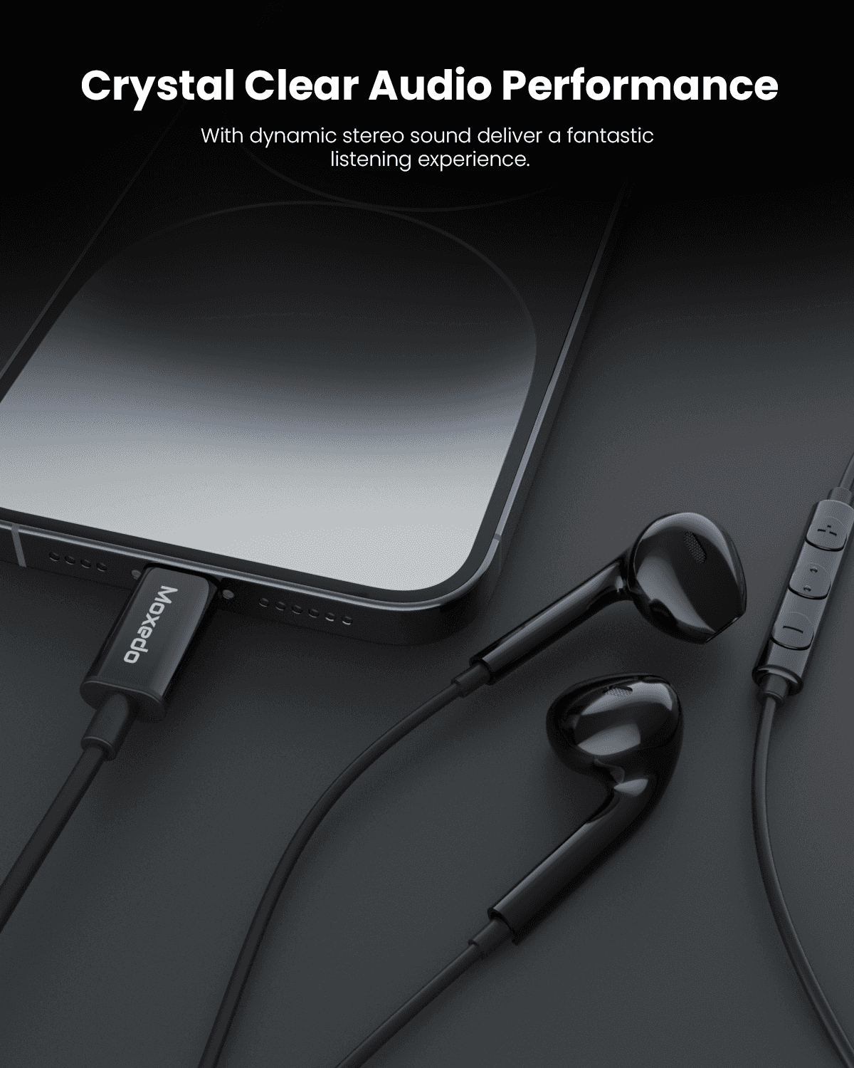 Wired Stereo Earphones Lightning Connector